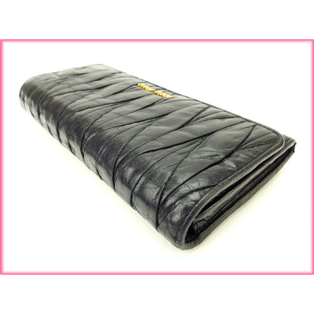 Miu Miu Long Wallet Matelasse Black - image 4